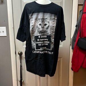 City Mouse Black Catnip Made Me Do It Tee